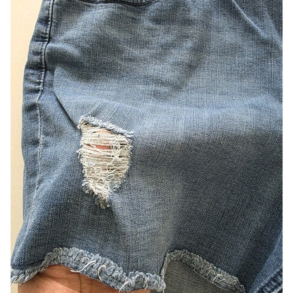 Lane Bryant Women Shorts Blue Distressed Denim Plus Size 22 - Picture 2 of 8